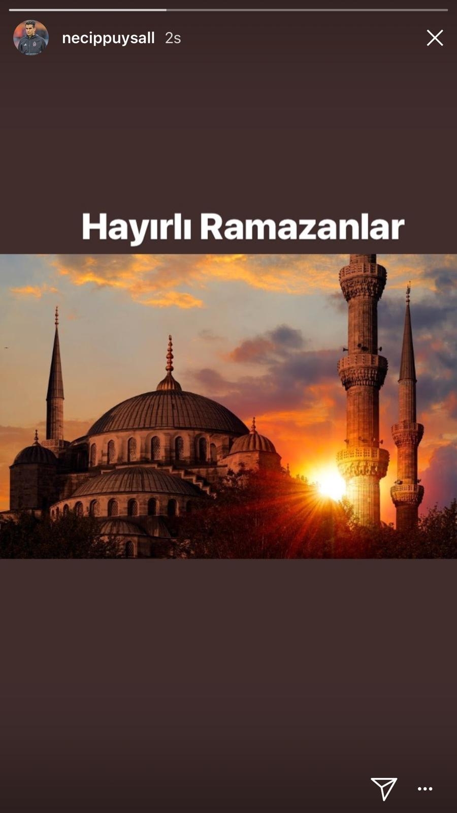 Beşiktaşlı futbolculardan Ramazan mesajları - Görsel 5