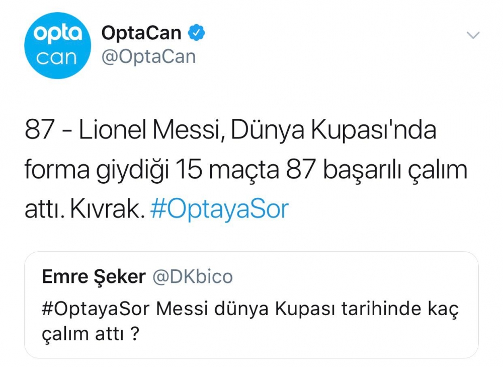 Dünya Kupası ile ilgili Opta'ya gelen sorular ve yanıtları - Görsel 12