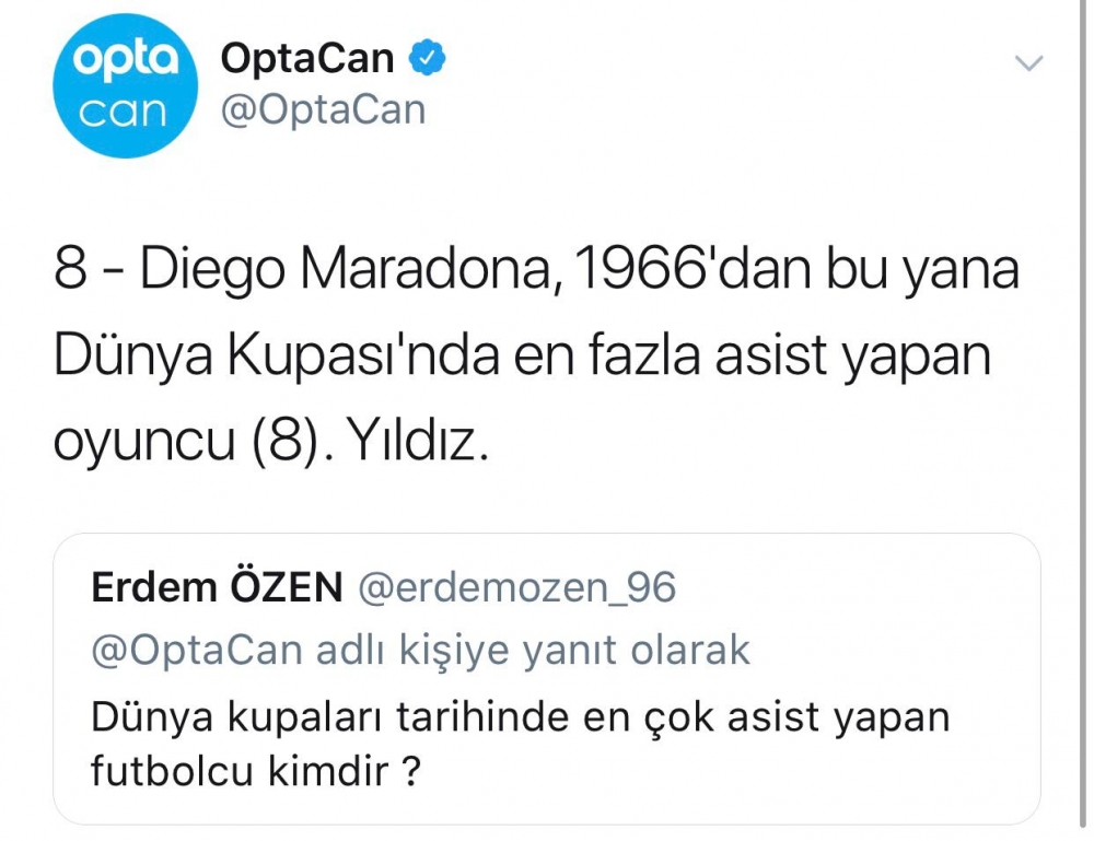 Dünya Kupası ile ilgili Opta'ya gelen sorular ve yanıtları - Görsel 8