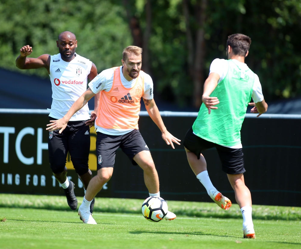 Beşiktaş, çalışmalarını sürdürüyor! İşte antrenmandan görüntüler... - Görsel 15