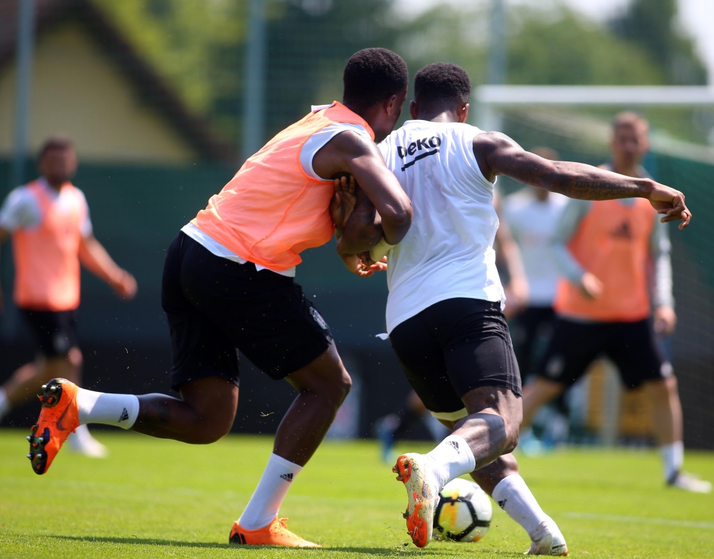 Beşiktaş, çalışmalarını sürdürüyor! İşte antrenmandan görüntüler... - Görsel 17