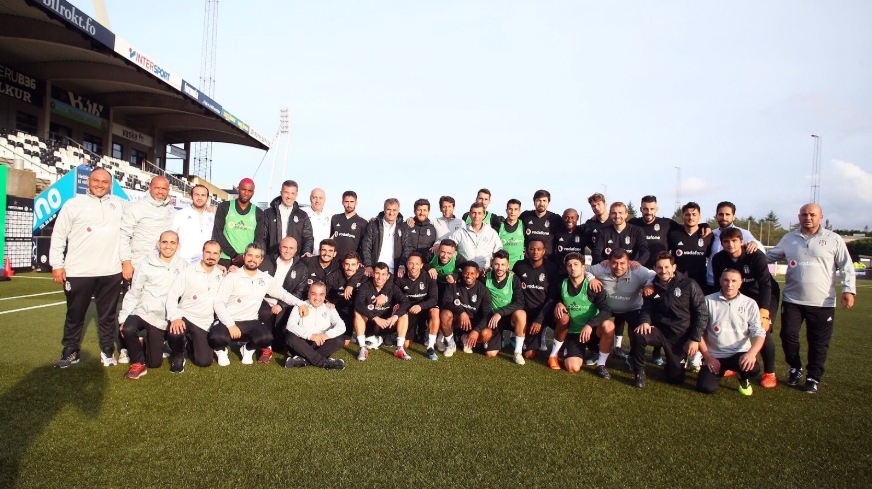 Beşiktaş, Torshavn maçı hazırlıklarını tamamladı! İşte antrenmandan kareler - Görsel 5