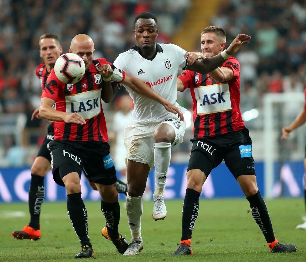 Beşiktaş - LASK Linz karşılaşmasından kareler - Görsel 20