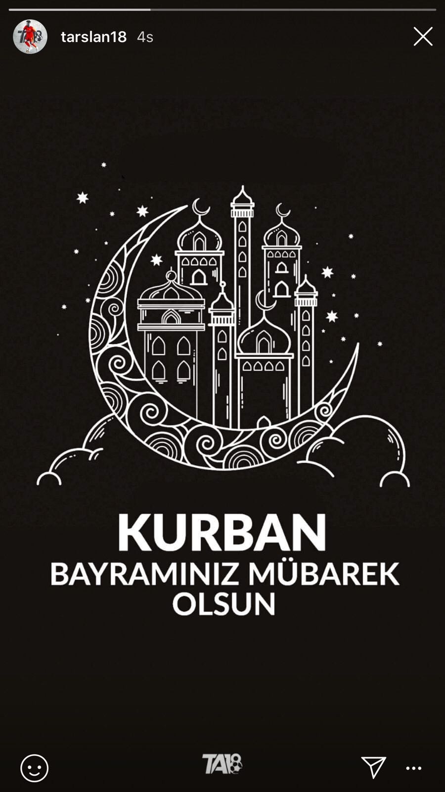 Beşiktaşlı futbolculardan bayram mesajları - Görsel 2