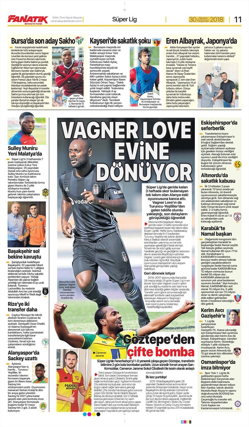 30 Ağustos 2018 | Gazetelerin Beşiktaş Manşetleri - Görsel 4