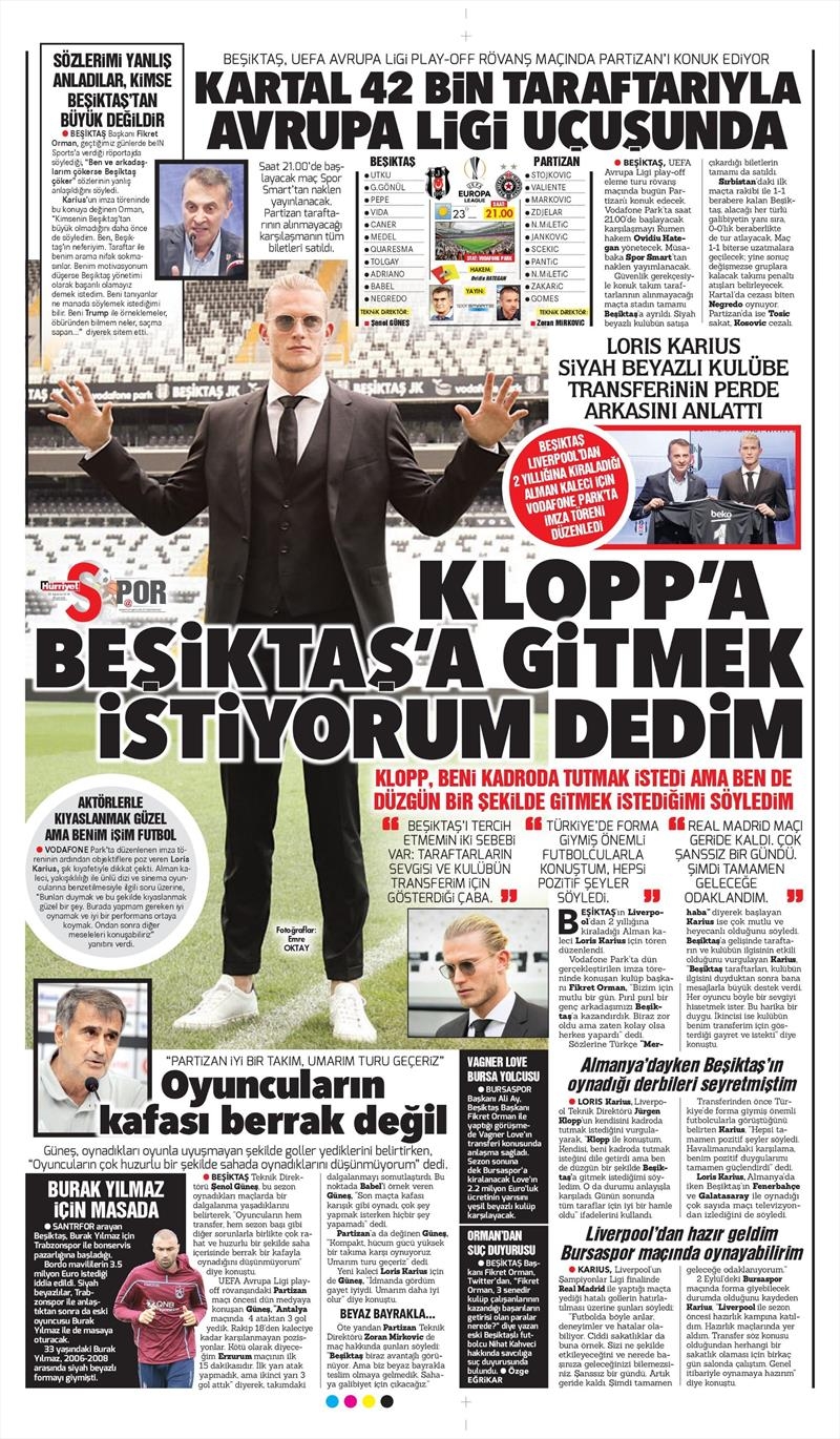 30 Ağustos 2018 | Gazetelerin Beşiktaş Manşetleri - Görsel 6
