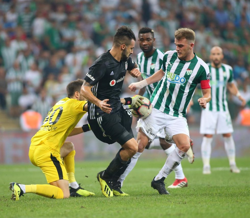 Bursaspor - Beşiktaş maçından kareler - Görsel 23