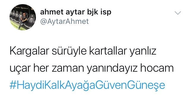 Beşiktaş taraftarından mesaj: #HaydiKalkAyağaGüvenGüneşe - Görsel 6