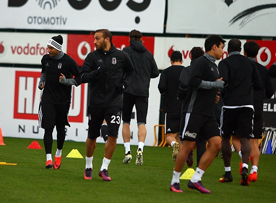 Beşiktaş'ın son antrenmanından kareler - Görsel 20