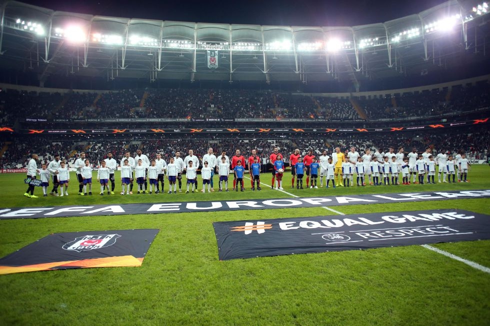 Beşiktaş - Genk maçının ilk yarısından kareler - Görsel 18