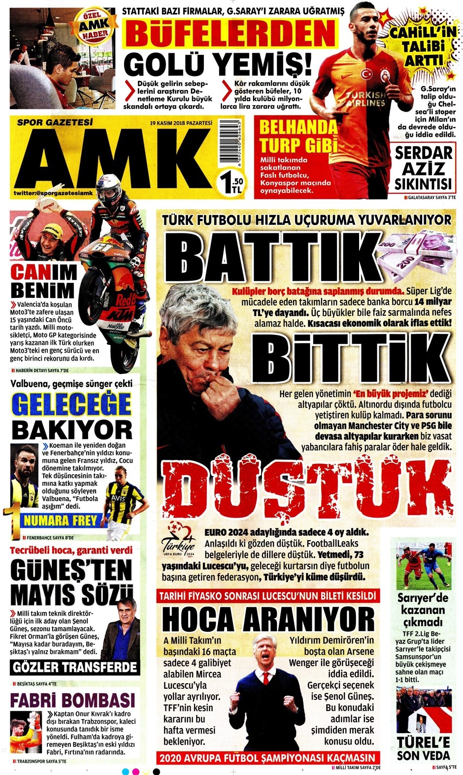19 Kasım 2018 | Gazetelerin Beşiktaş Manşetleri - Görsel 7