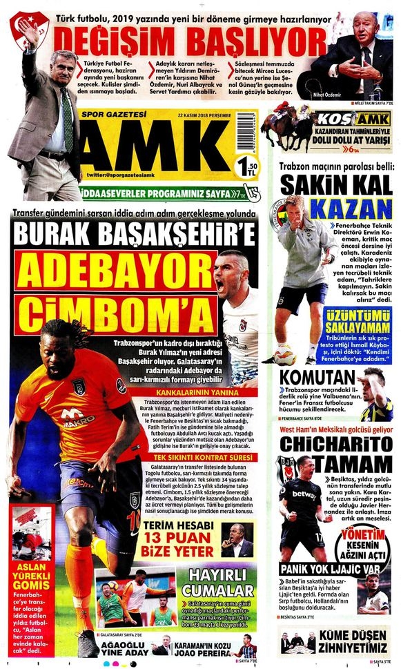 22 Kasım 2018 | Gazetelerin Beşiktaş Manşetleri - Görsel 3