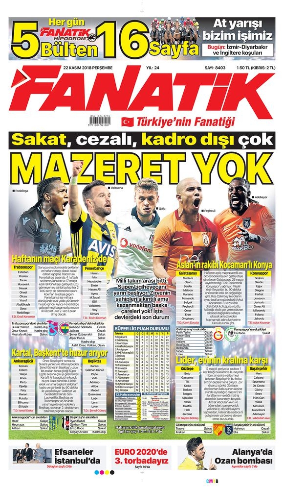22 Kasım 2018 | Gazetelerin Beşiktaş Manşetleri - Görsel 5