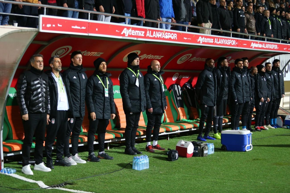 Alanyaspor - Beşiktaş maçının ilk yarısından kareler - Görsel 22