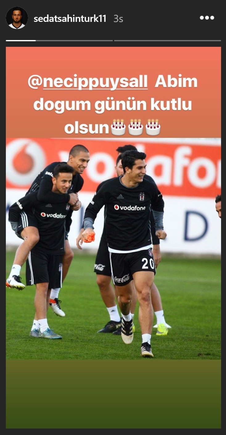 Necip Uysal'ın doğum gününü takım arkadaşları sosyal medyadan böyle kutladı - Görsel 3