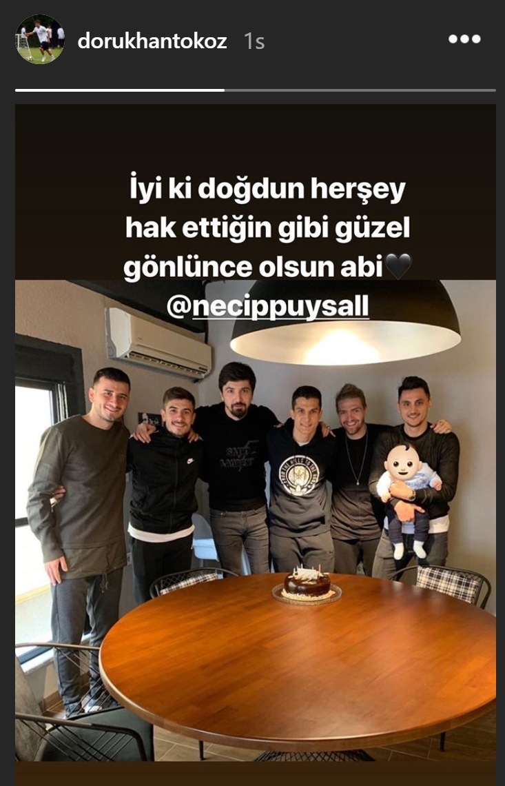 Necip Uysal'ın doğum gününü takım arkadaşları sosyal medyadan böyle kutladı - Görsel 5