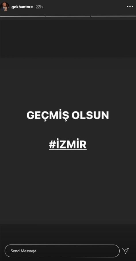 Beşiktaşlı futbolculardan İzmir için 'Geçmiş Olsun' mesajları - Görsel 1