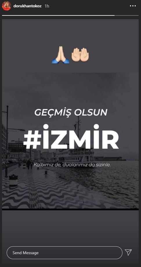 Beşiktaşlı futbolculardan İzmir için 'Geçmiş Olsun' mesajları - Görsel 3