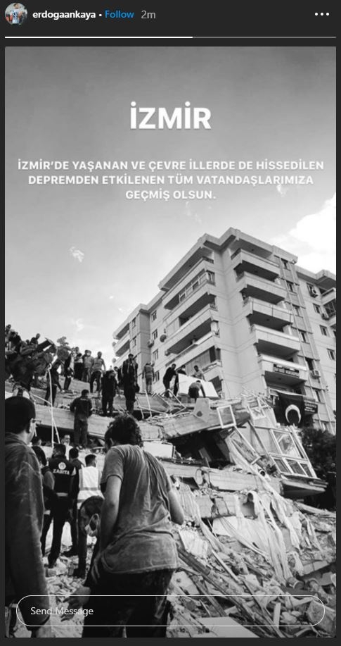 Beşiktaşlı futbolculardan İzmir için 'Geçmiş Olsun' mesajları - Görsel 8