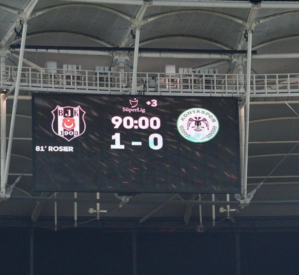 Beşiktaş, 72 dakika 10 kişi oynadığı Konyaspor maçında 3 puanı almayı bildi - Görsel 28