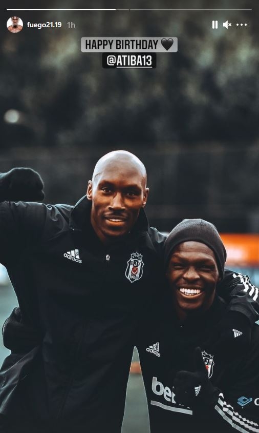 Beşiktaşlı futbolcular, Atiba'nın doğum gününü sosyal medya hesaplarından kutladı - Görsel 6