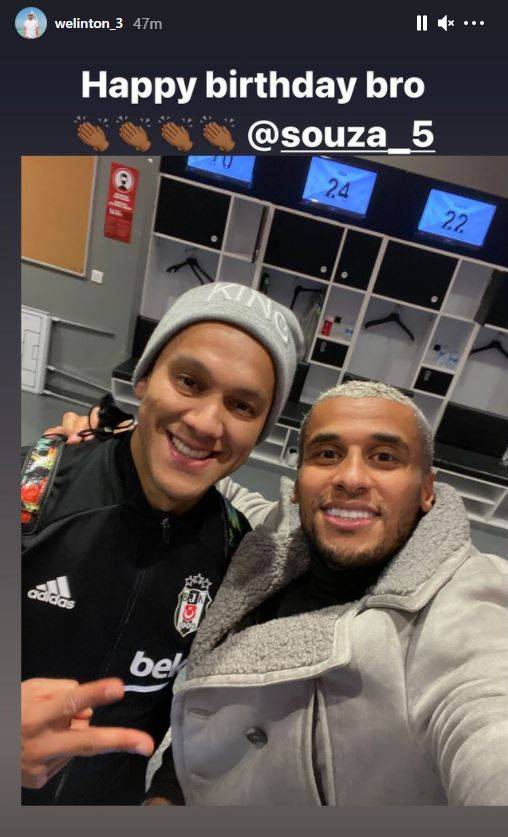 Beşiktaşlı futbolcular, Josef de Souza'nın doğum gününü sosyal medya hesaplarından kutladı - Görsel 1