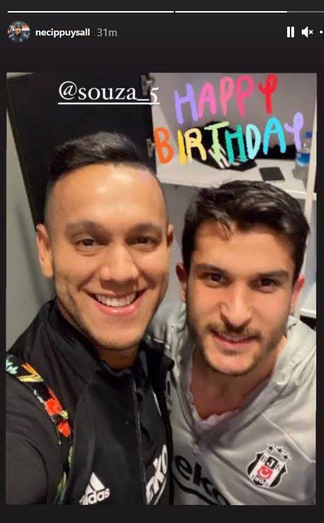 Beşiktaşlı futbolcular, Josef de Souza'nın doğum gününü sosyal medya hesaplarından kutladı - Görsel 3