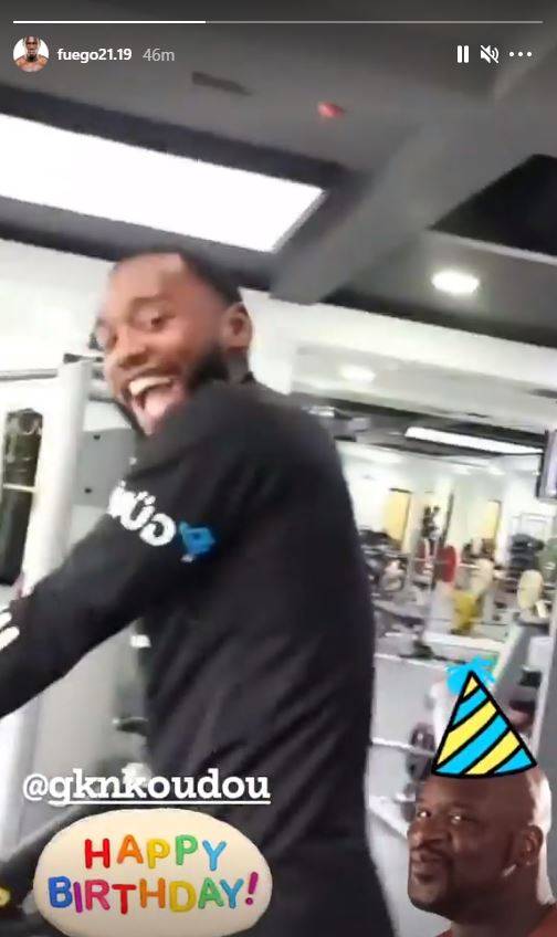 Beşiktaşlı futbolcular, Kevin N'Koudou'nun doğum gününü sosyal medya hesaplarından kutladı - Görsel 2