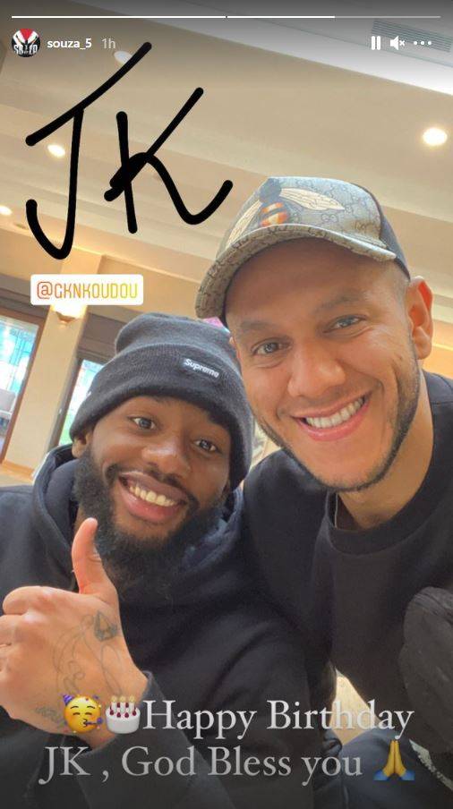 Beşiktaşlı futbolcular, Kevin N'Koudou'nun doğum gününü sosyal medya hesaplarından kutladı - Görsel 4