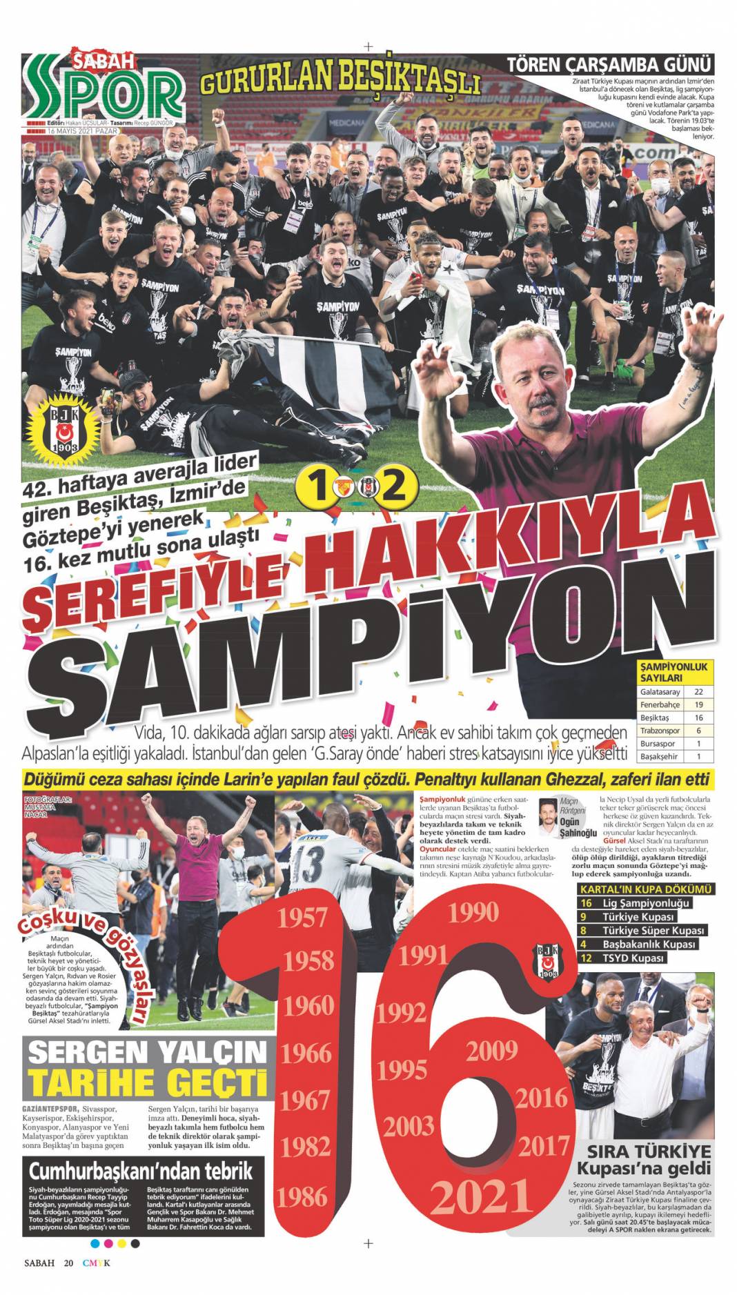 Spor basınında günün öne çıkan gazete manşetlerini sizin için derledik... - Görsel 10