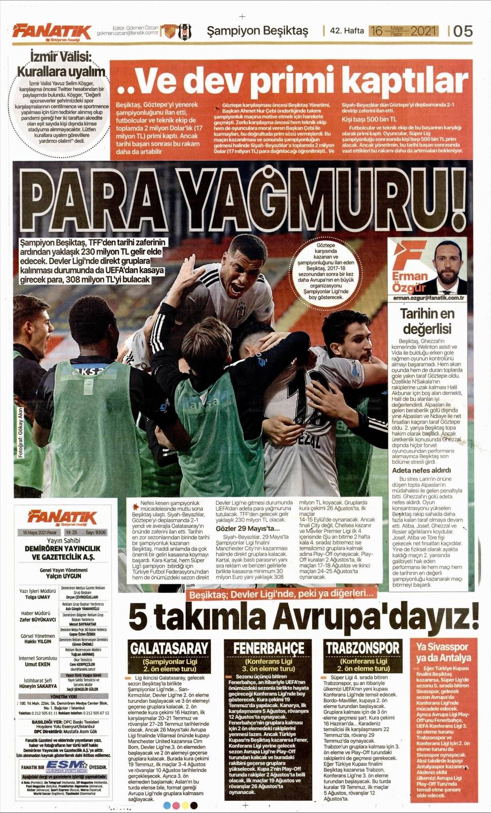 Spor basınında günün öne çıkan gazete manşetlerini sizin için derledik... - Görsel 7