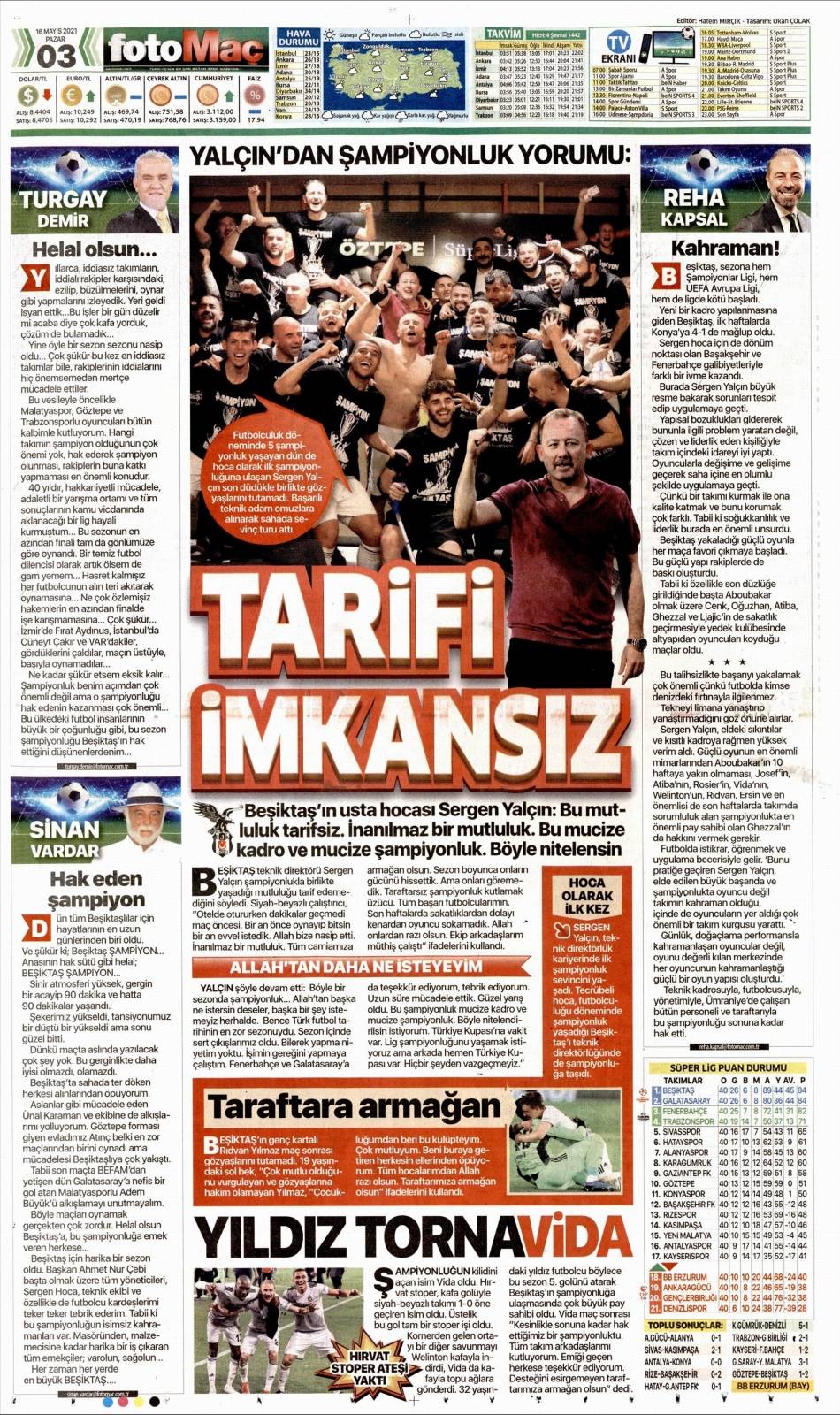 Spor basınında günün öne çıkan gazete manşetlerini sizin için derledik... - Görsel 9