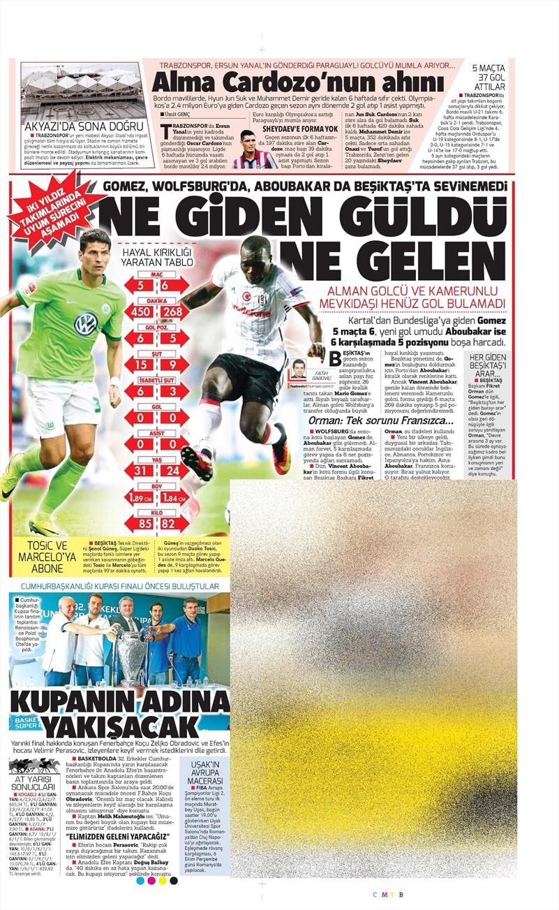 4 Ekim 2016 | Beşiktaş sayfaları - Görsel 7