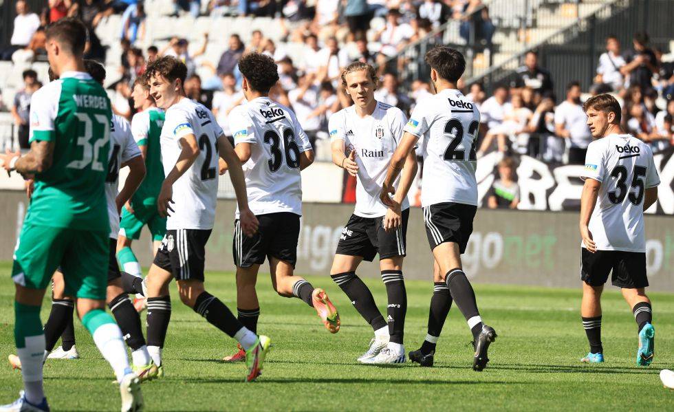 Beşiktaş - Werder Bremen maçından kareler - Görsel 7