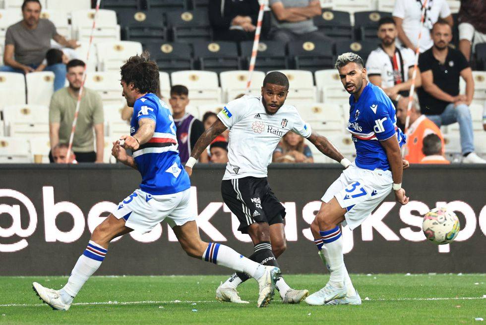 Beşiktaş - Sampdoria maçından kareler - Görsel 12