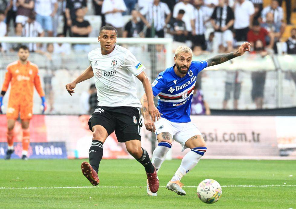 Beşiktaş - Sampdoria maçından kareler - Görsel 6
