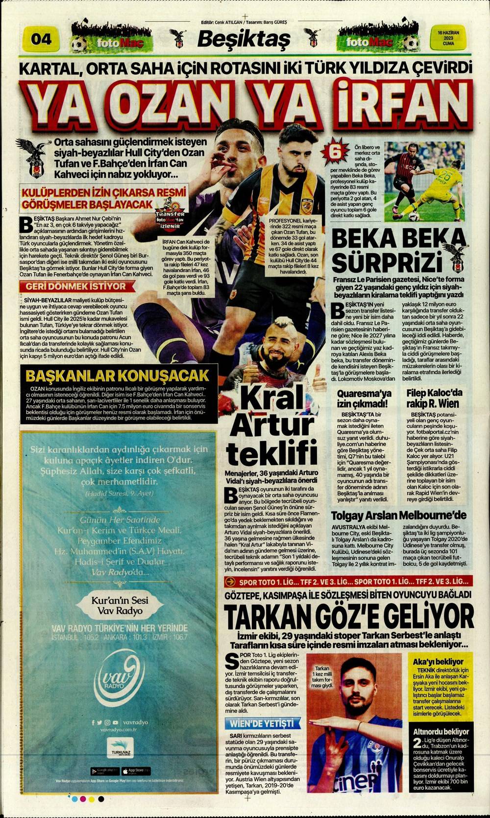 Gazete manşetleri (16 Haziran 2023) - Görsel 5