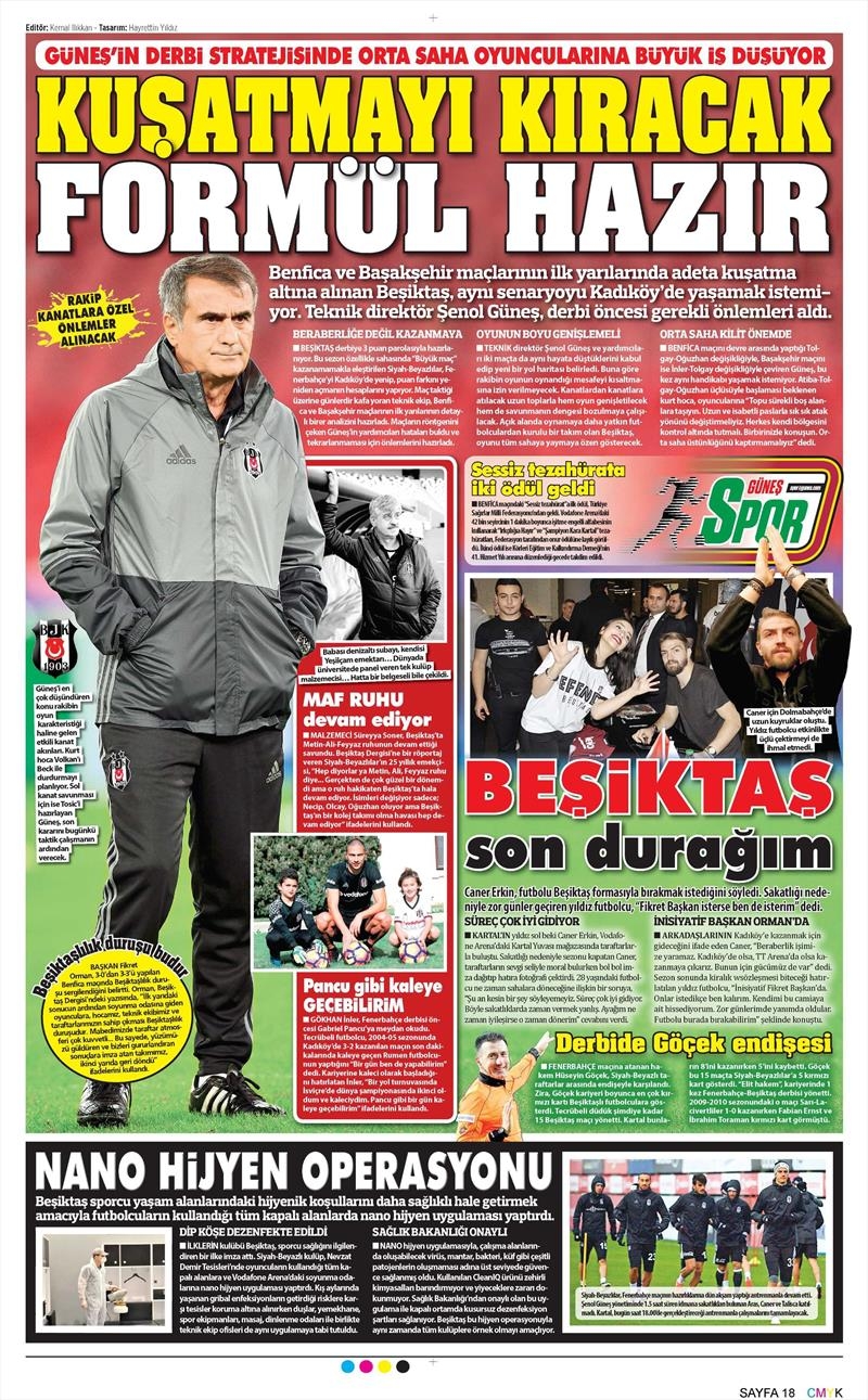2 Aralık 2016 | Gazetelerin Beşiktaş manşetleri - Görsel 10