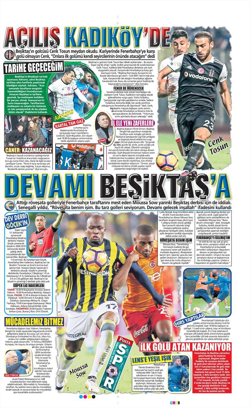 2 Aralık 2016 | Gazetelerin Beşiktaş manşetleri - Görsel 6