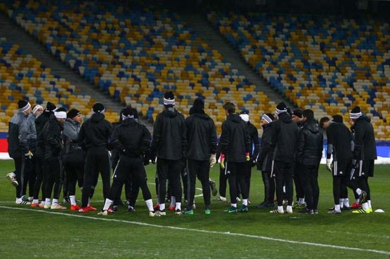 Kiev'de  -7 derece soğuktaki antrenmandan kareler - Görsel 13