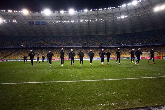 Kiev'de  -7 derece soğuktaki antrenmandan kareler - Görsel 17