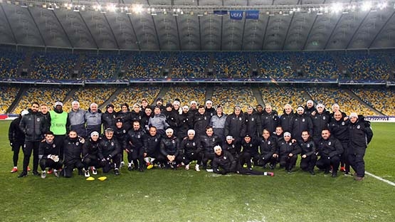 Kiev'de  -7 derece soğuktaki antrenmandan kareler - Görsel 6