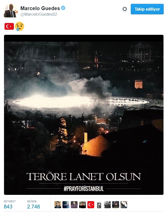 Saldırıya Beşiktaşlıların sosyal medyadan tepkileri - Görsel 17