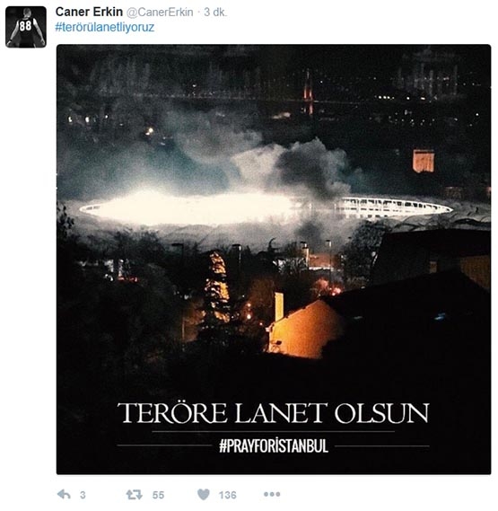 Saldırıya Beşiktaşlıların sosyal medyadan tepkileri - Görsel 3