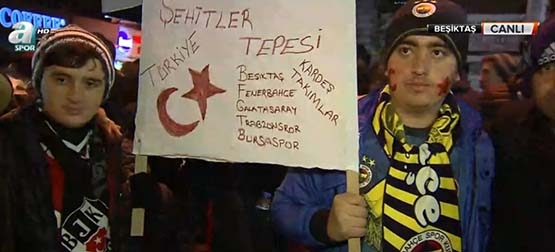 Beşiktaş'ta büyük buluşma! Taraftarlar teröre karşı bir arada! - Görsel 8