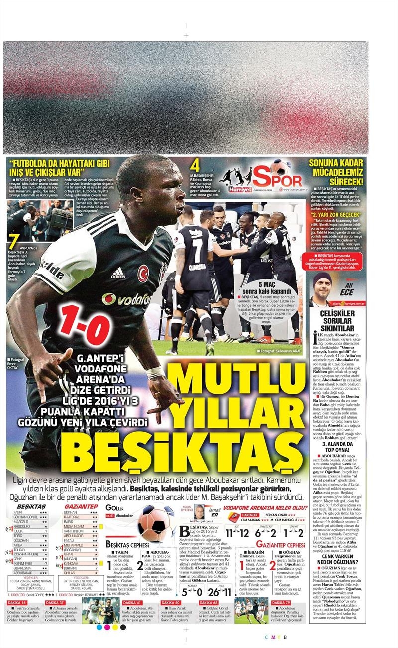 25 Aralık 2016 | İşte gazetelerin Beşiktaş manşetleri - Görsel 12