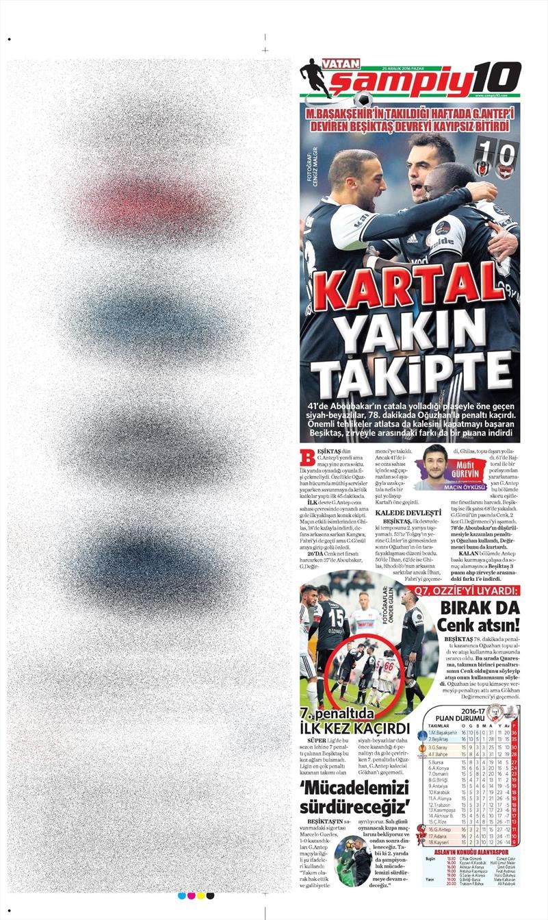25 Aralık 2016 | İşte gazetelerin Beşiktaş manşetleri - Görsel 26