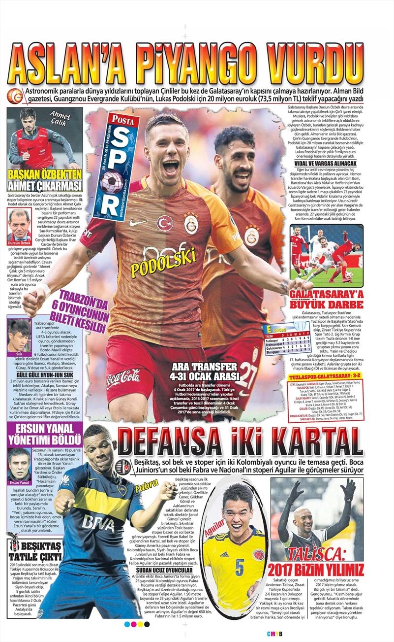 29 Aralık 2016 | İşte gazetelerin Beşiktaş manşetleri - Görsel 11