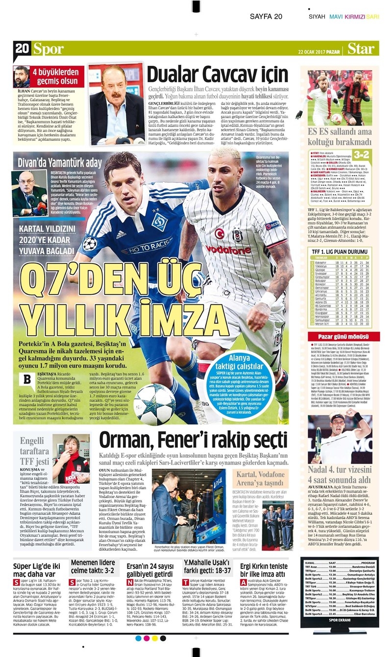 22 Ocak 2017 | İşte gazetelerin Beşiktaş manşetleri - Görsel 5