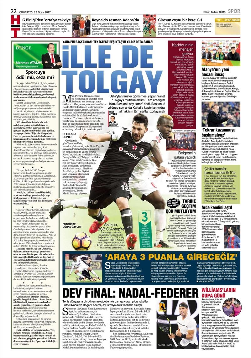 28 Ocak 2017 | İşte gazetelerin Beşiktaş manşetleri - Görsel 5